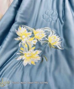 Chtc Xanh Coban Thêu Sen Mỹ (1) Copy