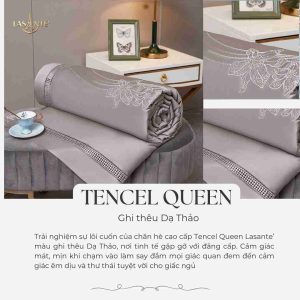 Tencel Queen- 5 Mẫu Chăn Ga Cho Phòng Tân Hôn Của Nhà Lasante