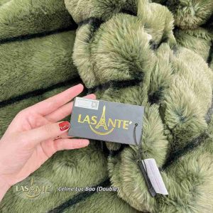 Chăn lông cáo Celine của Lasante cho mùa đông kích thước 2m1x 2m3 26 Celine Lục Bảo Double (2) Copy
