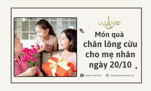 Món quà chăn lông cừu cho mẹ nhân ngày 20/10