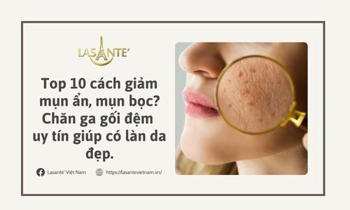 Top 10 cách giảm mụn ẩn, mụn bọc. Chăn ga gối đệm uy tín. của Lasante