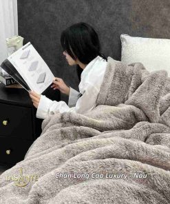 Chăn lông cáo Luxury của Lasante sang trọng phòng ngủ 12 Chăn lông cáo Luxury của Lasante