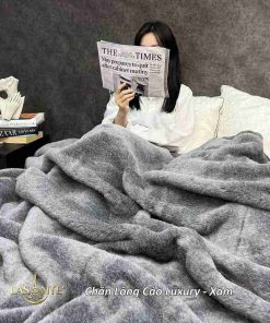 Chăn lông cáo Luxury của Lasante sang trọng phòng ngủ 1 Chăn lông cáo Luxury của Lasante