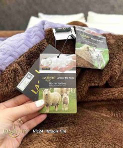 Chăn lông cừu VIC24 của Lasante sang trọng, ấm áp. 9 Chăn lông cừu Pandora của Lasante Việt Nam