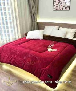 Chăn lông cừu Anita Hồng Vũ bảo vệ sức khỏe mùa lạnh 2 Chăn lông cừu Anita Lasante