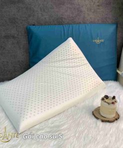 Gối cao su S - Lasante tặng kèm vỏ Tencel 2 Gối cao su S