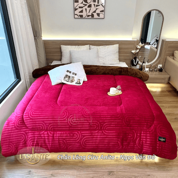 Chăn lông cừu Anita- Ngọc Vân ưu đãi lớn cho khách hàng 13 Chăn lông cừu Anita Lasante