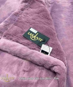 Chăn lông cáo Lux Bliss cao cấp chính hãng Lasante 5 Chăn Lông Cáo Lux Bliss Tím 2 (1)