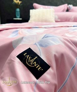 Bộ chăn ga gối Luxecool Bích Trà 2 Bộ chăn ga gối Luxecool Bích Trà