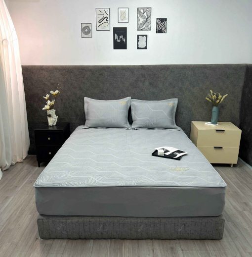 Bộ ga gối Icemax Plus Xám 04 - Lasante