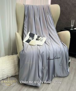 Chăn hè lụa Jersey Gray - Lasante