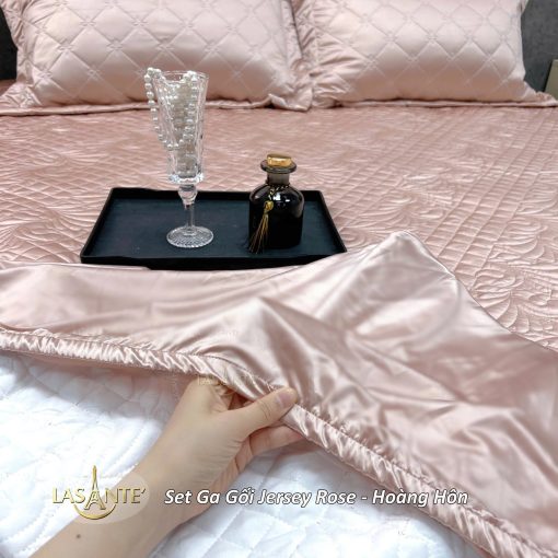 Bộ ga gối lụa Jersey Hoàng Hôn - Lasante