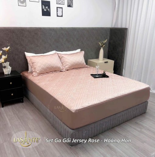 Bộ ga gối lụa Jersey Hoàng Hôn - Lasante