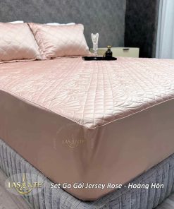 Bộ Ga Gối Lụa Jersey - Hoàng Hôn 3 Bộ ga gối lụa Jersey Hoàng Hôn - Lasante