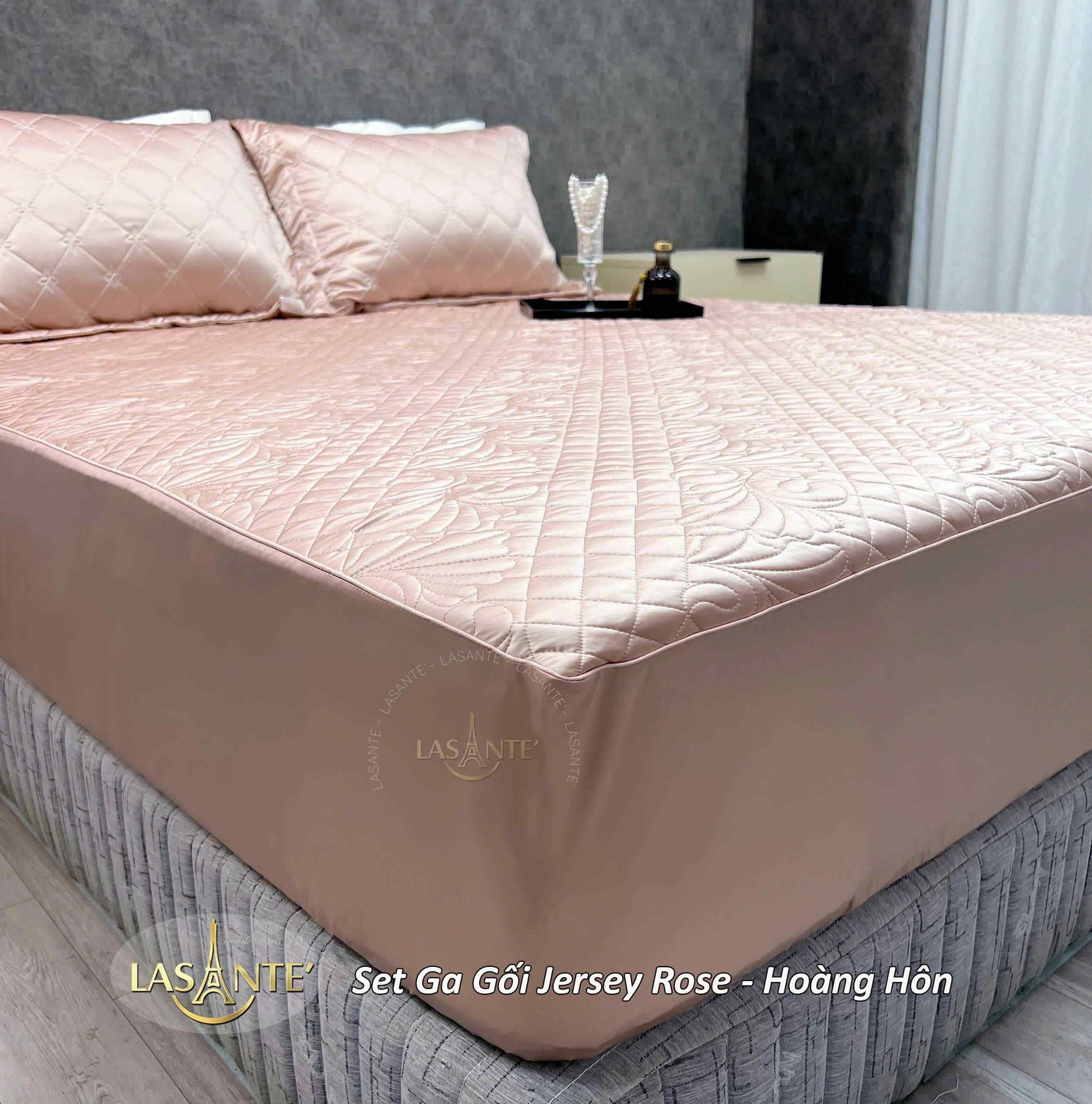Bộ Ga Gối Lụa Jersey - Hoàng Hôn 5 Bộ ga gối lụa Jersey Hoàng Hôn - Lasante