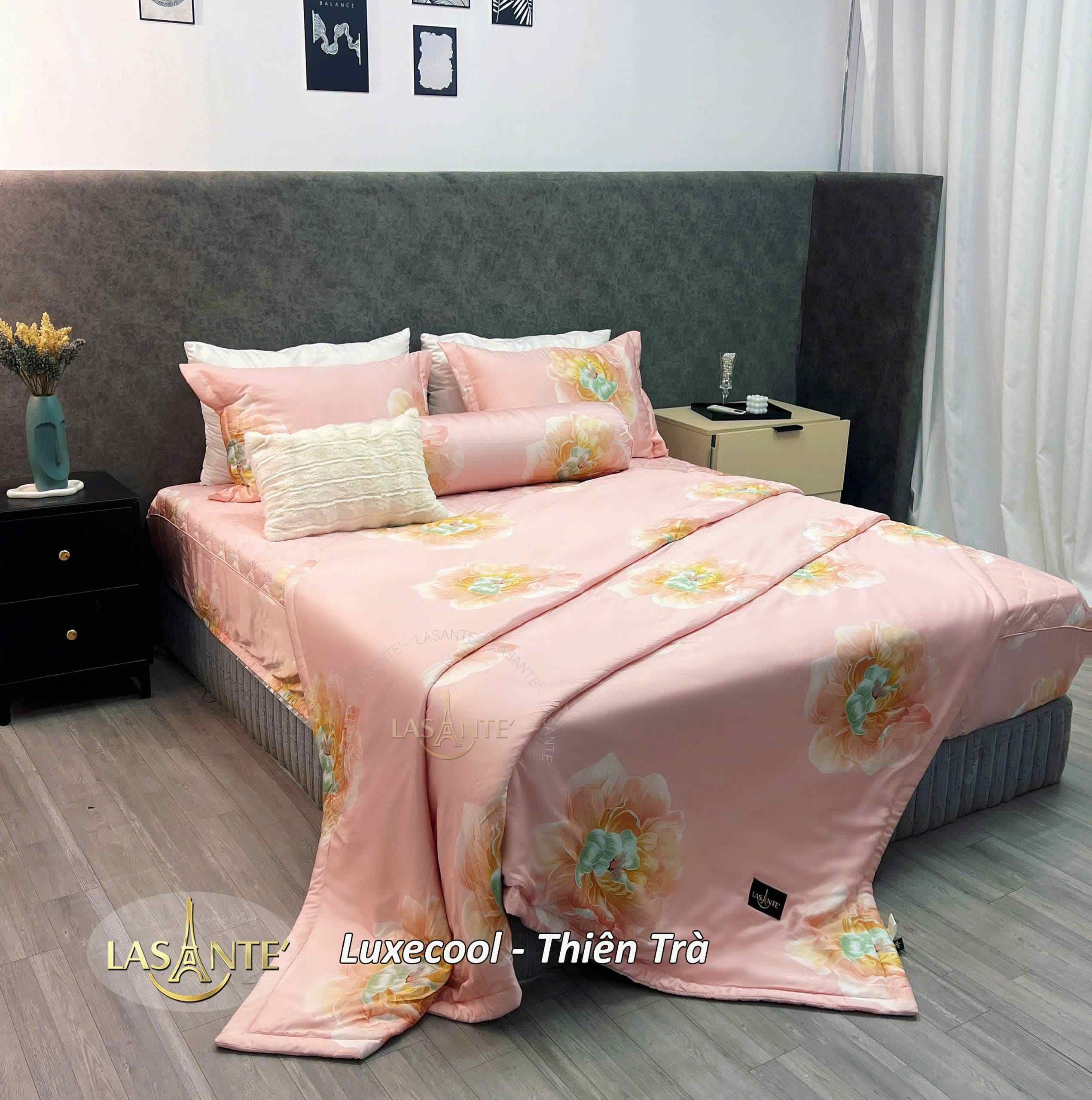 Bộ chăn ga Luxecool Thiên Trà 3 Bộ chăn ga Luxecool Thiên Trà - Lasante