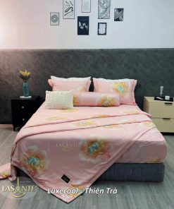 Bộ chăn ga Luxecool Thiên Trà - Lasante