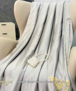 Chăn hè Tencel Mimosa Xám - Lasante