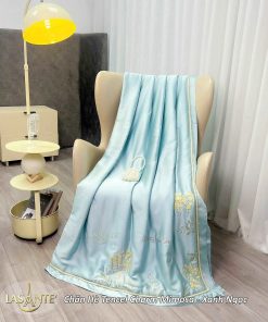 Chăn hè Tencel Mimosa Xanh Ngọc - Lasante