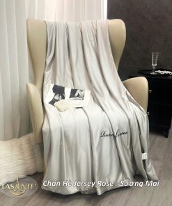 Chăn hè lụa Jersey Sương Mai - Lasante