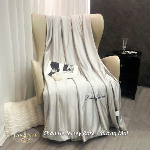 Chăn hè lụa Jersey Sương Mai - Lasante
