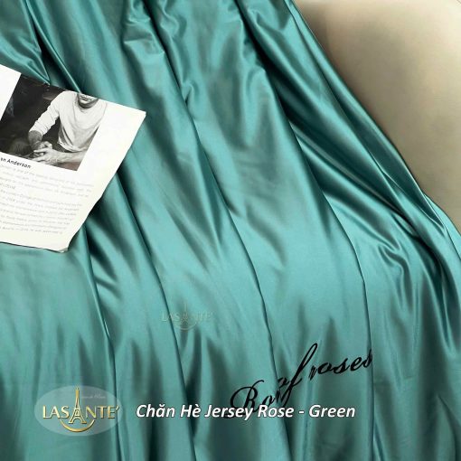 Chăn hè lụa Jersey Green - Lasante