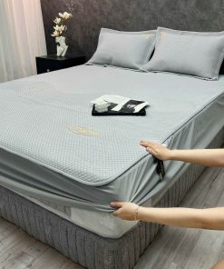 Bộ Ga Gối Icemax Plus 06 - Ga Gối Điều Hòa MỚI NHẤT 2025 2 Bộ ga gối Icemax Plus Xám 06 - Lasante