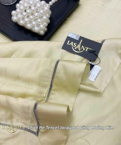 Chăn hè Tencel Jacquard Vàng Hoàng Kim - Lasante
