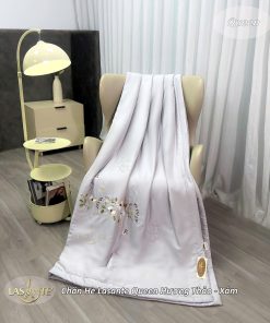 Chăn hè Lasante Queen - Hương Thảo Xám
