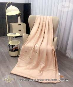 Chăn hè Lasante Queen - Thảo Nhiên Nâu Sữa