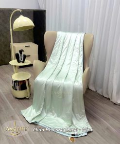 Chăn hè lụa Jersey Mint