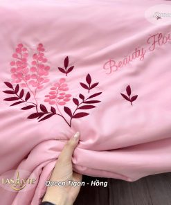 Bộ chăn ga Lasante Queen - Tigon Hồng 2 Lasante Queen - Tigon Hồng