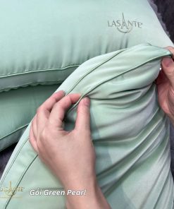 Gối Green Pearl bông Microfiber cao cấp - Lasante 3 Gối Green Pearl - Lasante