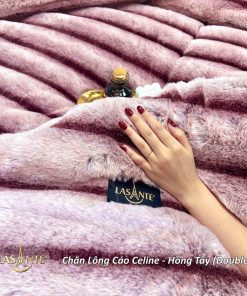 Chăn lông cáo Celine Hồng Tây - chăn đông 3 lớp cao cấp kích thước 2m x 2m3 2 Chăn lông cáo Celine - Lasante
