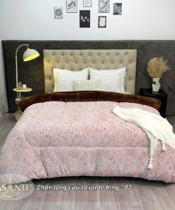 Chăn Lông Cừu Lasante King 02 - Cổ điển sang trọng