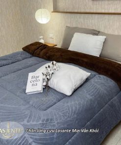 Chăn lông cừu Lasante Min Vân Khói - Giải pháp giữ ấm mùa đông cho mọi nhà 2 z6952156252916 ec60e87149cc18f1a99202d8aab151f1