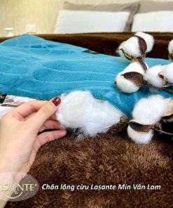 Chăn lông cừu Lasante Min Vân Lam - Chăn lông cừu mùa đông nhẹ mà ấm 4 z6952157550475 328b98b1d7ee9a3d577136d99b496fca