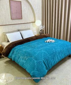 Chăn lông cừu Lasante Min Vân Lam - Chăn lông cừu mùa đông nhẹ mà ấm