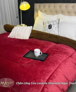 Chăn lông cừu Lasante Diamond Ngọc Thạch (Mẫu mới 2025) - Giữ nhiệt tốt nhưng không gây bí bách 2 z6957463539414 9d81bd56ac7ee14f53981c1f35151d9d