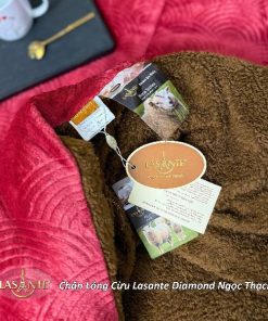 Chăn lông cừu Lasante Diamond Ngọc Thạch (Mẫu mới 2025) - Giữ nhiệt tốt nhưng không gây bí bách 5 z6957463747277 1b5ab2a9c97055487ed84decdd6a4273