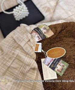 Chăn lông cừu Lasante Victoria Caro Vàng Nâu (Mẫu mới 2025) - Giữ nhiệt mùa đông cao cấp 5 z6975943028763 50a30e983b93d026d3710f2745d33890