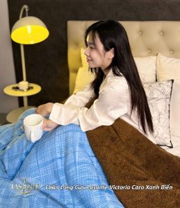 Chăn lông cừu Lasante Victoria Caro Xanh Biển (Mẫu mới 2025) - An toàn cho sức khỏe 6 z6975944308944 eeabf17ea386d007758393e6b8dfe208