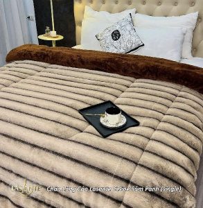 Chăn lông cáo Lasante Celine Sâm Panh (Single) - Hiện đại và tinh tế 3 z7006850475745 207c1318fc9da6fbf1da1fdb561e1f16