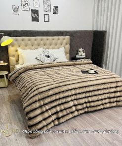Chăn lông cáo Lasante Celine Sâm Panh (Double) - Đẳng cấp lâu bền