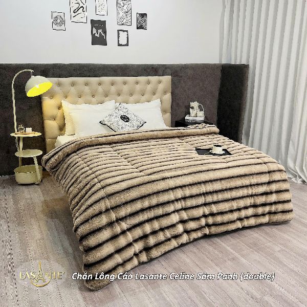 Chăn lông cáo Lasante Celine Sâm Panh (Double) - Đẳng cấp lâu bền