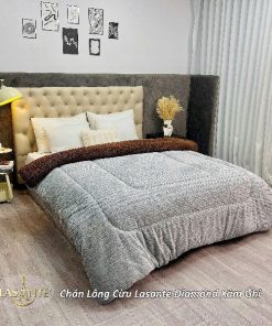 Chăn lông cừu Lasante Diamond Xám Ghi - Trang nhã, tinh tế 1 z7007017434946 17eecd4ef18fba6a4022d1b207fcfb29
