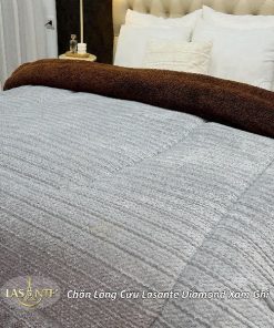 Chăn lông cừu Lasante Diamond Xám Ghi - Trang nhã, tinh tế 2 z7007017521703 fabfae1c96a9a335d6c111f7543b235c