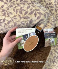 Chăn Lông Cừu Lasante King 28 - Họa tiết lá cây lấy cảm hứng từ thiên nhiên 4 z7007061748401 148fc6c967bc359982fa49a48eb7f42c