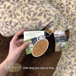 Chăn Lông Cừu Lasante King 28 - Họa tiết lá cây lấy cảm hứng từ thiên nhiên 7 z7007061748401 148fc6c967bc359982fa49a48eb7f42c
