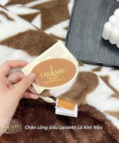 Chăn Lông Gấu Lasante Lá Kim - Trải nghiệm cảm giác ấm áp như trong vòng tay Gấu Bắc Cực 6 Chan long gau Lasante La Kim Nau 3